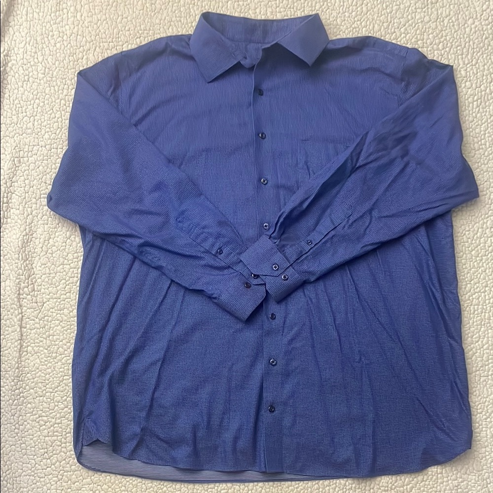 Blue Rochester Button Down Dress Shirt